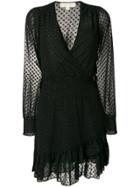 Michael Michael Kors Dot Jacquard Dress - Black