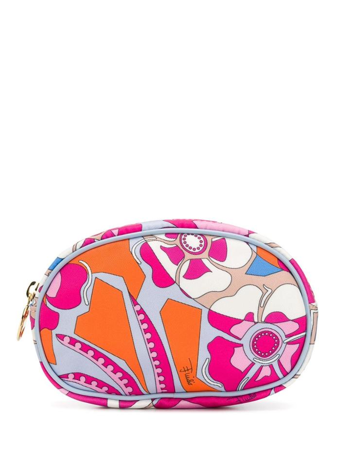 Emilio Pucci Printed Makeup Bag - Pink