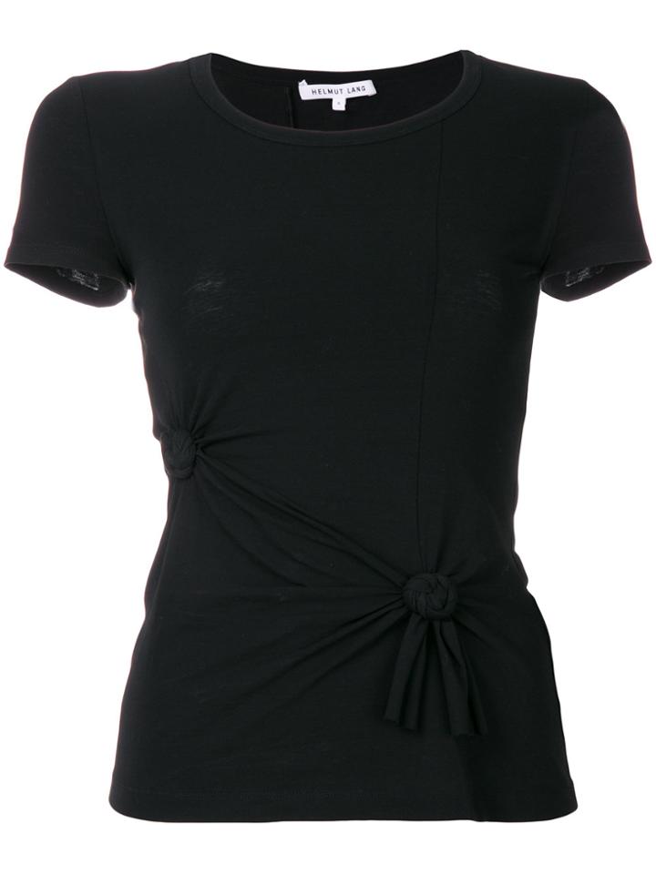 Helmut Lang Knot Detail T-shirt - Black