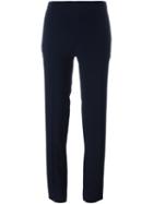 Chloé Tailored Trousers, Women's, Size: 42, Blue, Silk/acetate/viscose