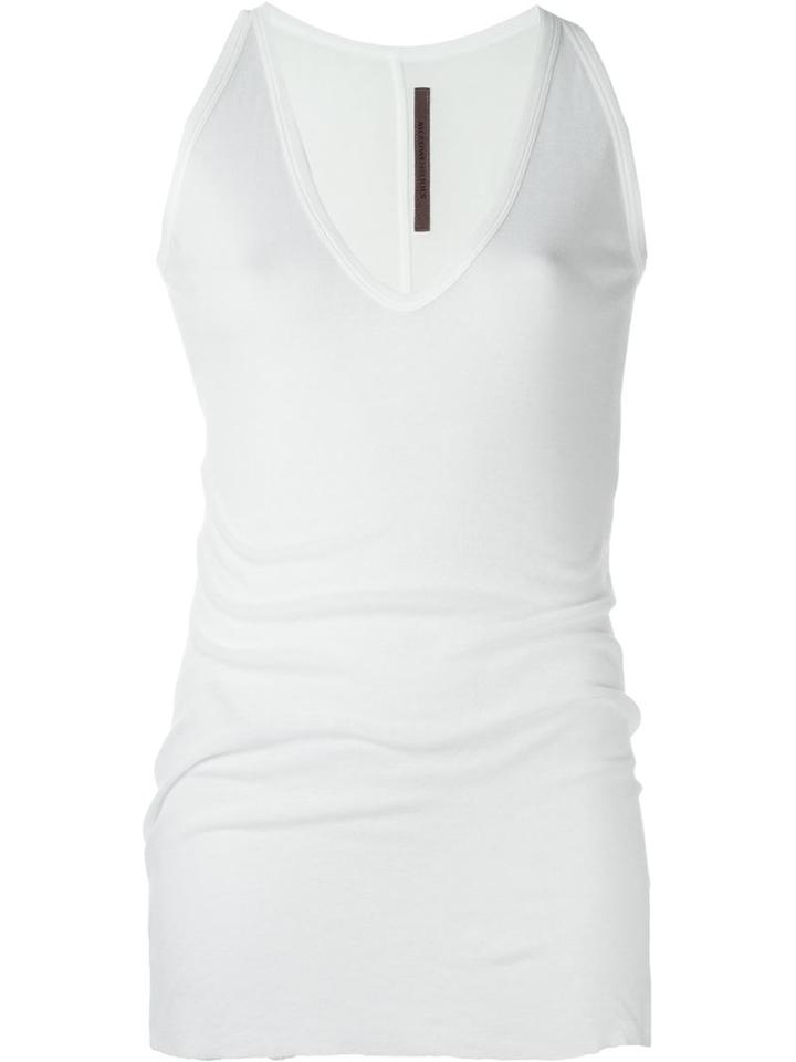 Rick Owens Lilies V-neck Jersey Tank Top