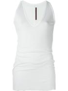 Rick Owens Lilies V-neck Jersey Tank Top