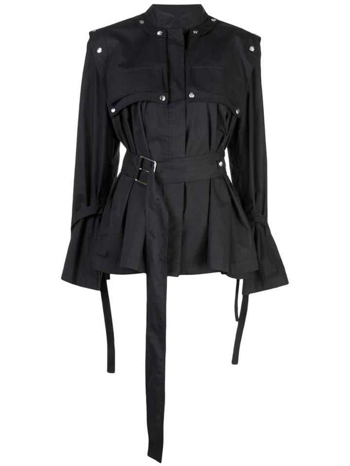 Proenza Schouler Belted Trench Jacket - Black