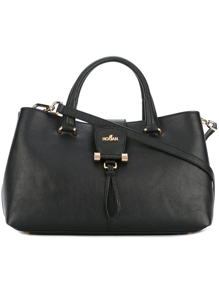 Hogan Classic Tote, Women's, Black