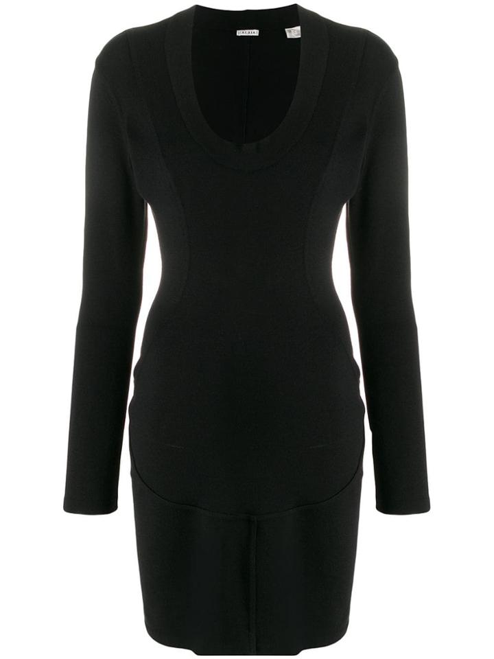 Alaïa Vintage Fitted Mini Dress - Black