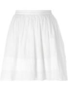 Vanessa Bruno Athé A-line Mini Skirt, Women's, Size: 34, White, Cotton