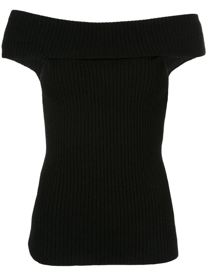 Georgia Alice Bardot Knit Top - Black