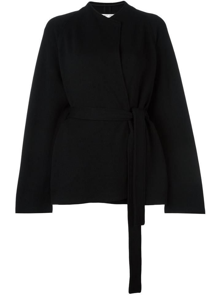 Helmut Lang Belted Blazer, Women's, Size: Xs, Black, Silk/wool