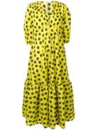 Kenzo Rose Print Dress - Yellow