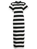 Alexander Wang Striped Maxi Dress - White