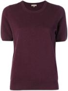 N.peal Round Neck Knitted T-shirt - Pink & Purple