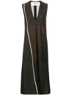 Ports 1961 Sleeveless Panelled Dress - Black