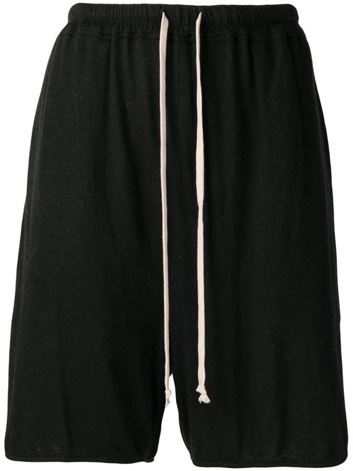 Rick Owens Lilies High Waisted Shorts - Black