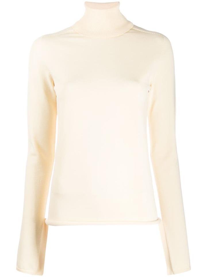 Jil Sander Turtleneck Knitted Jumper - Neutrals