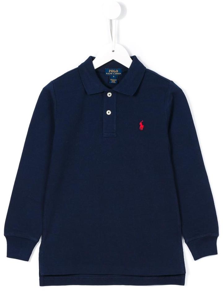 Ralph Lauren Kids Long Sleeve Polo Shirt, Boy's, Size: 7 Yrs, Blue