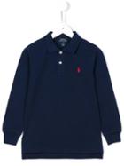 Ralph Lauren Kids Long Sleeve Polo Shirt, Boy's, Size: 7 Yrs, Blue