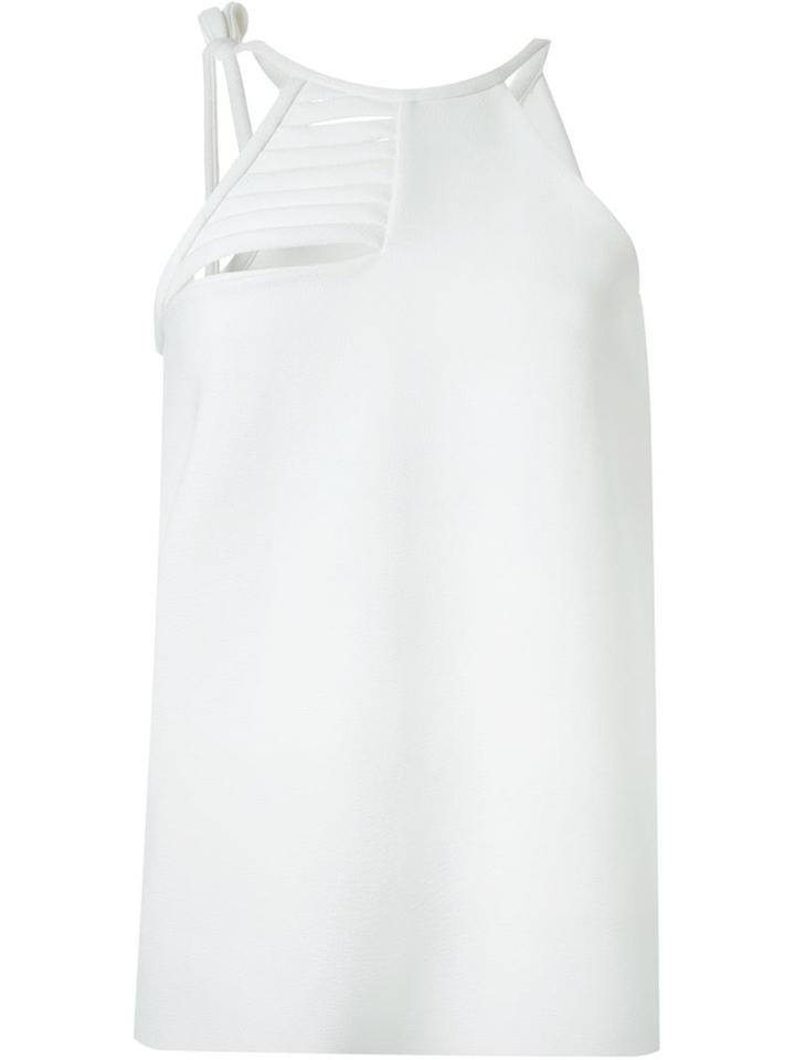 Christopher Esber 'wind Bird' Rope Tie Top, Women's, Size: 12, White, Polyester/spandex/elastane