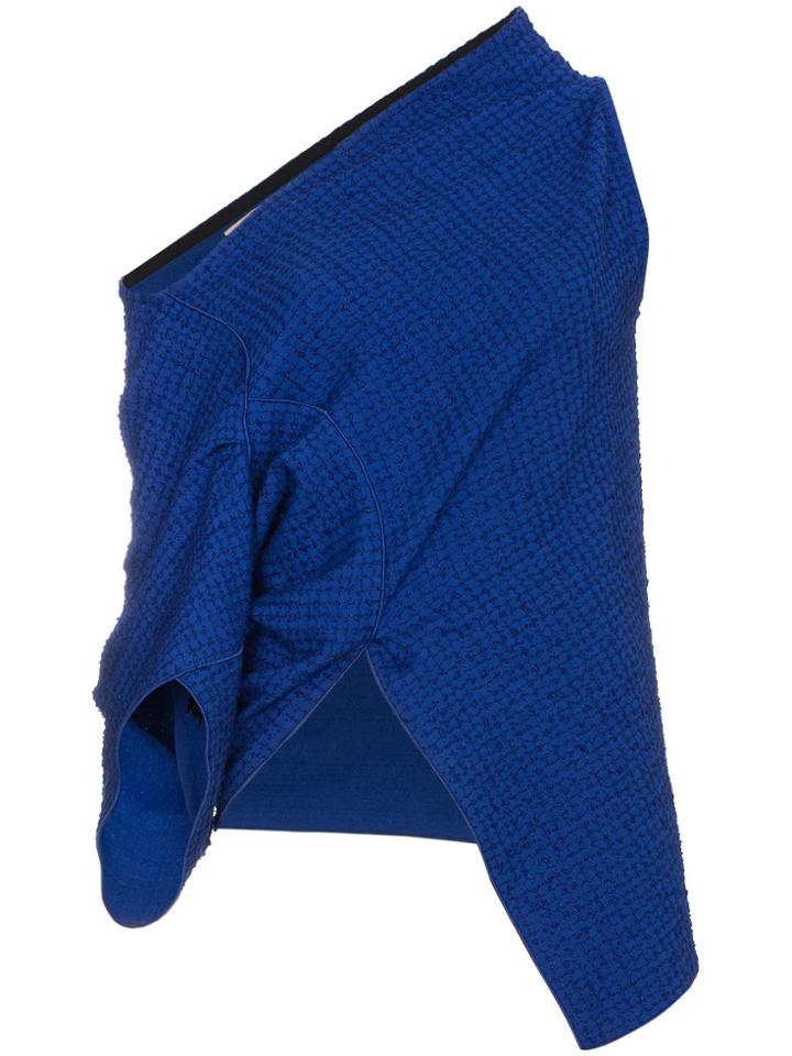 Roland Mouret Middlesmoor One Shoulder Top - Blue