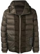 Ten C Hooded Padded Jacket - Brown