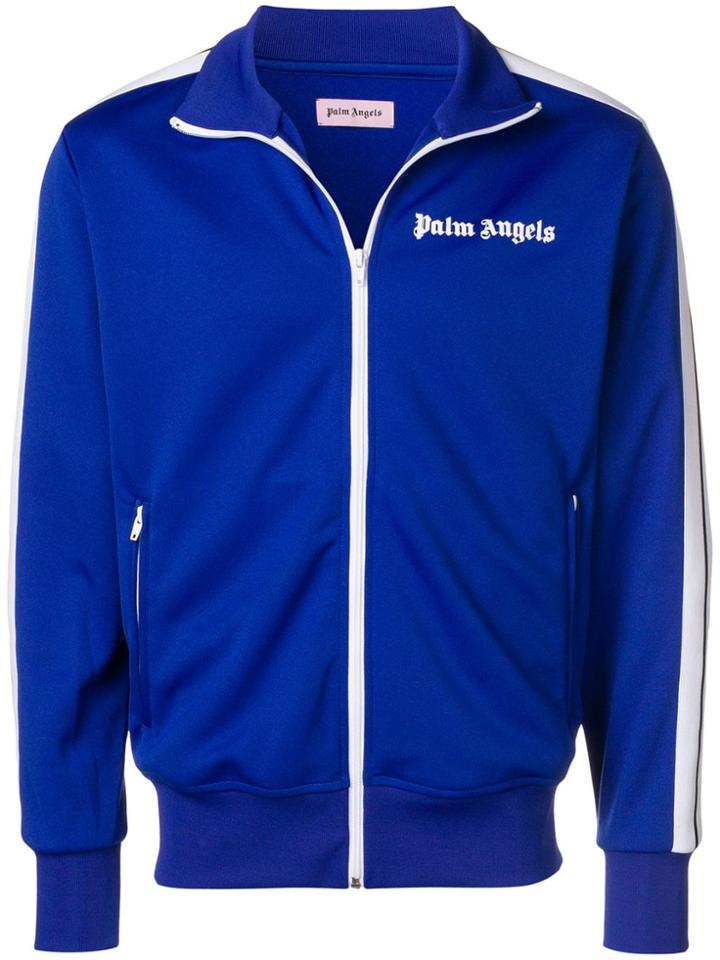 Palm Angels Logo Track Jacket - Blue