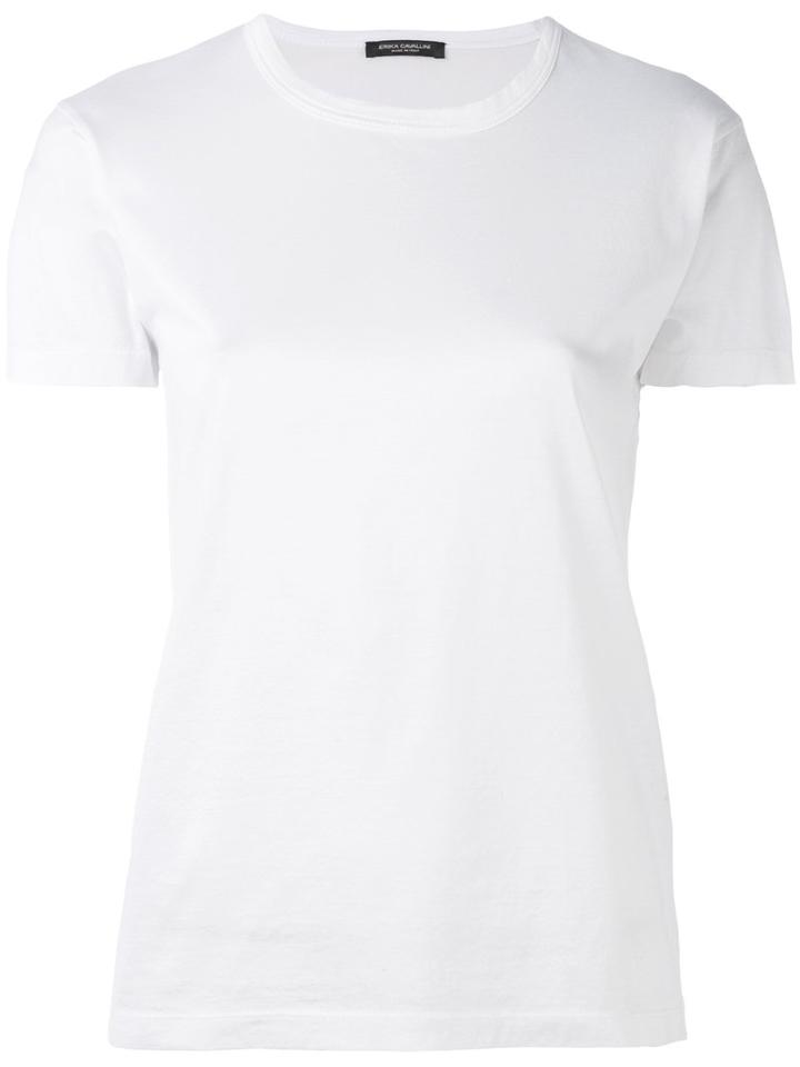 Erika Cavallini - Classic T-shirt - Women - Cotton - Xl, White, Cotton