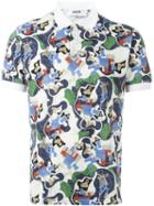 Msgm Abstract Print Polo Shirt, Men's, Size: 48, Cotton