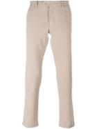 Fay Chino Trousers, Men's, Size: 48, Nude/neutrals, Cotton/spandex/elastane