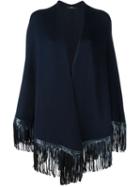 Steffen Schraut Fringed Hem Poncho