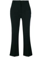 Pinko Cropped Flare Trousers - Black