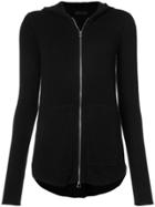 Atm Anthony Thomas Melillo Knitted Zip Hoodie - Black