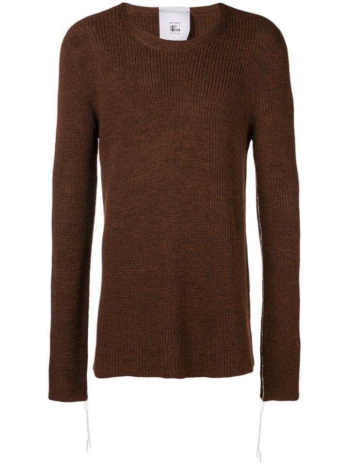 Lost & Found Rooms Rib Sweater - Brown