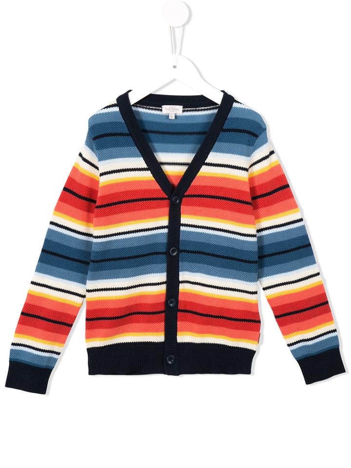 Paul Smith Junior - Striped Cardigan - Kids - Cotton - 3 Yrs