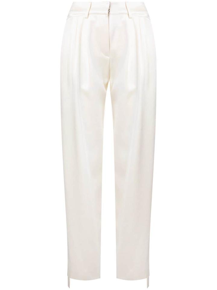 Magda Butrym High Waisted Trousers - Nude & Neutrals