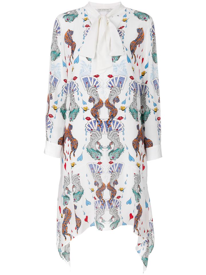 Mary Katrantzou Playing Cards Printed Dress - Multicolour