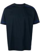 Prada Contrast Piping Detailed T-shirt - Blue
