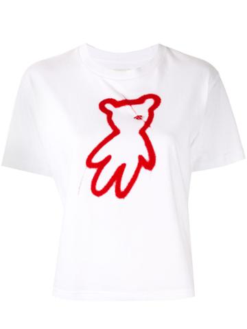 Shushu/tong Bear Print T-shirt - White