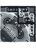 Cav Empt Print Square Scarf - Black