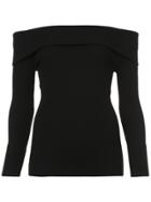 Michael Kors Off Shoulder Sweater - Black