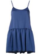 Semicouture Tiered Cami - Blue