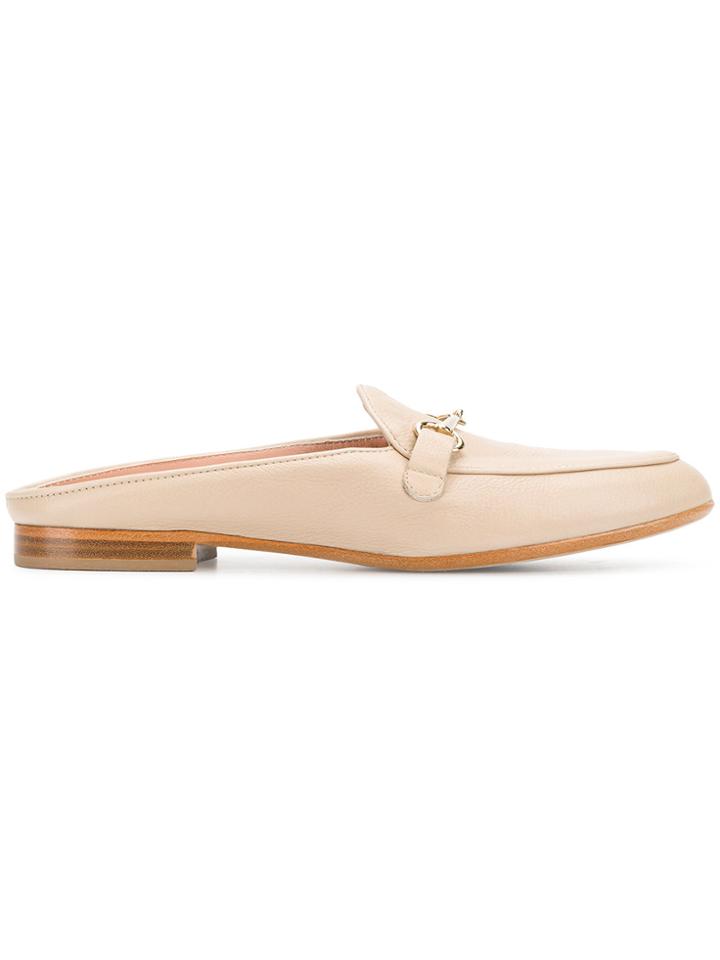 Baldinini Slip-on Loafer Mules - Nude & Neutrals