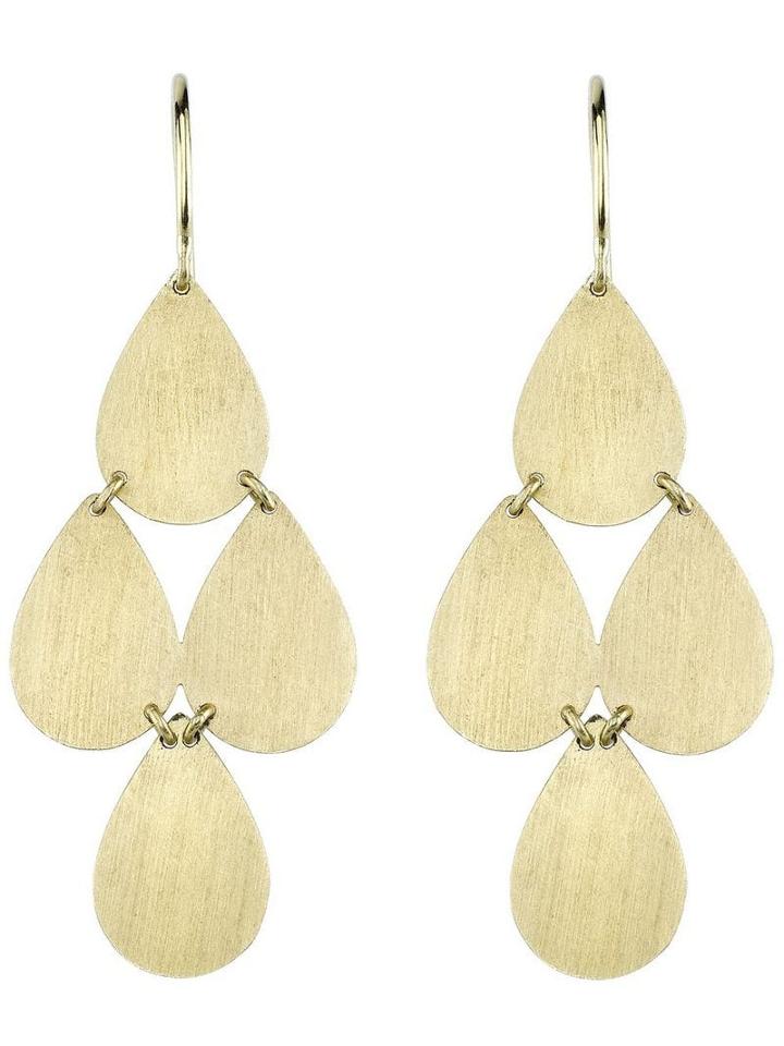 Irene Neuwirth 18kt Yellow Gold Four Drop Earrings