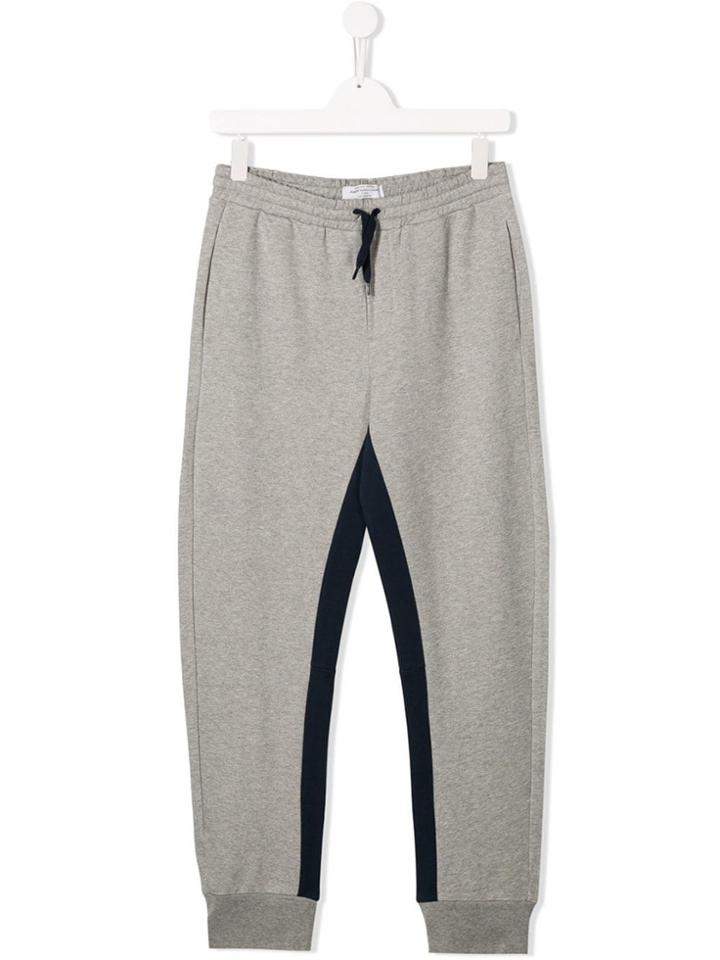 John Galliano Kids Teen Drawstring Track Trousers - Grey