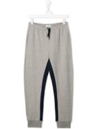 John Galliano Kids Teen Drawstring Track Trousers - Grey