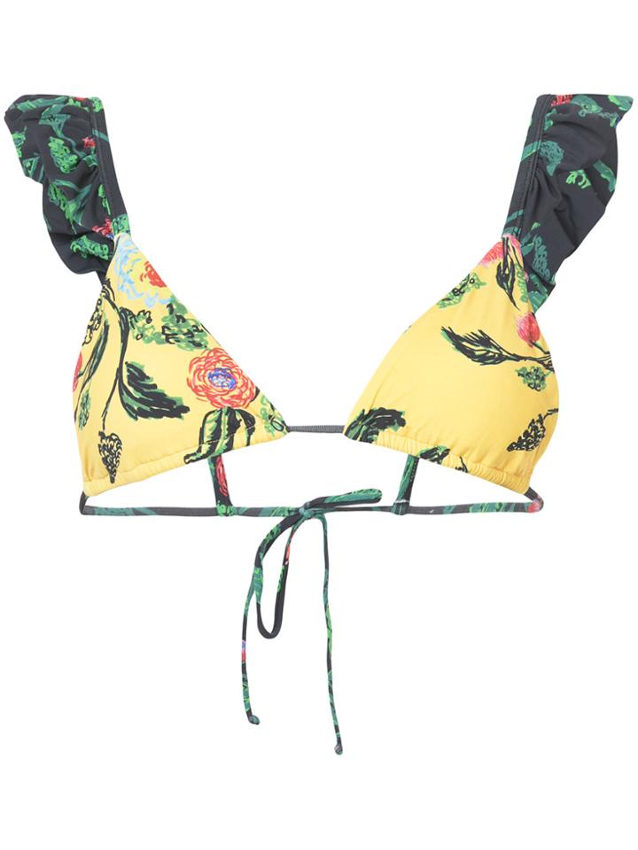 Patbo Floral Two-piece Bikini - Yellow & Orange