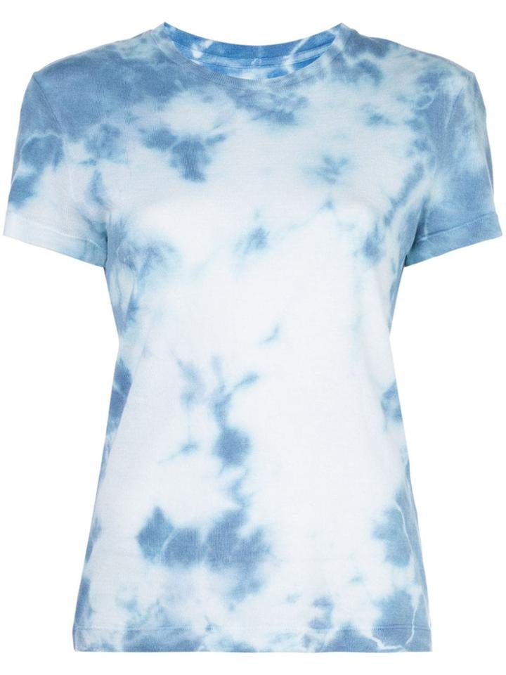 The Elder Statesman Cloud-print T-shirt - Blue