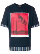 Tommy Hilfiger Flag Photo T-shirt - Blue