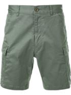 Cityshop Military Shorts, Men's, Size: Large, Green, Cotton/polyurethane