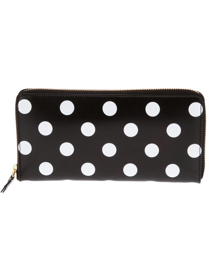 Comme Des Garcons Wallet Polka Dot Purse