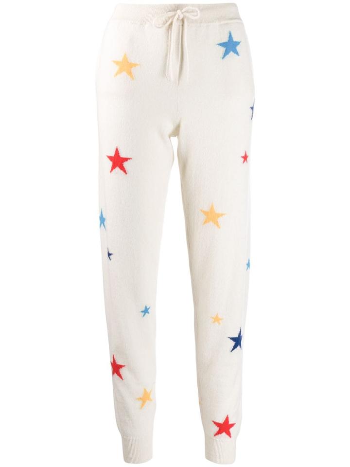 Chinti & Parker Star Print Trousers - White