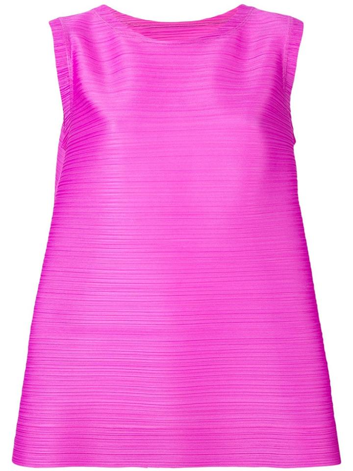 Pleats Please By Issey Miyake Oversized Vest - Purple